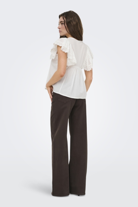 Jacqueline de Yong witte dames blouse | Model