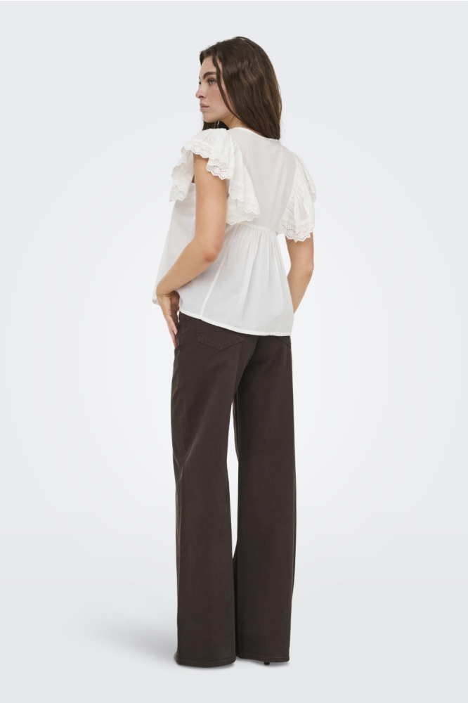 Jacqueline de Yong witte dames blouse | Model