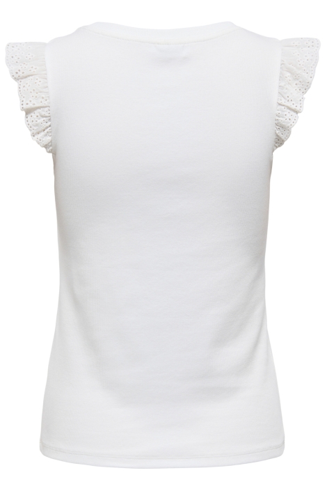 Jacqueline de Yong witte dames top | Achteraanzicht