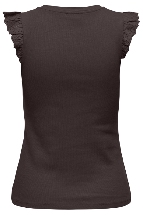 Jacqueline de Yong bruine dames top | Achteraanzicht
