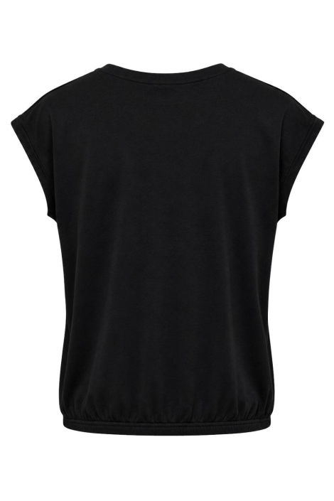 Jacqueline de Yong zwarte dames t-shirt | Achteraanzicht