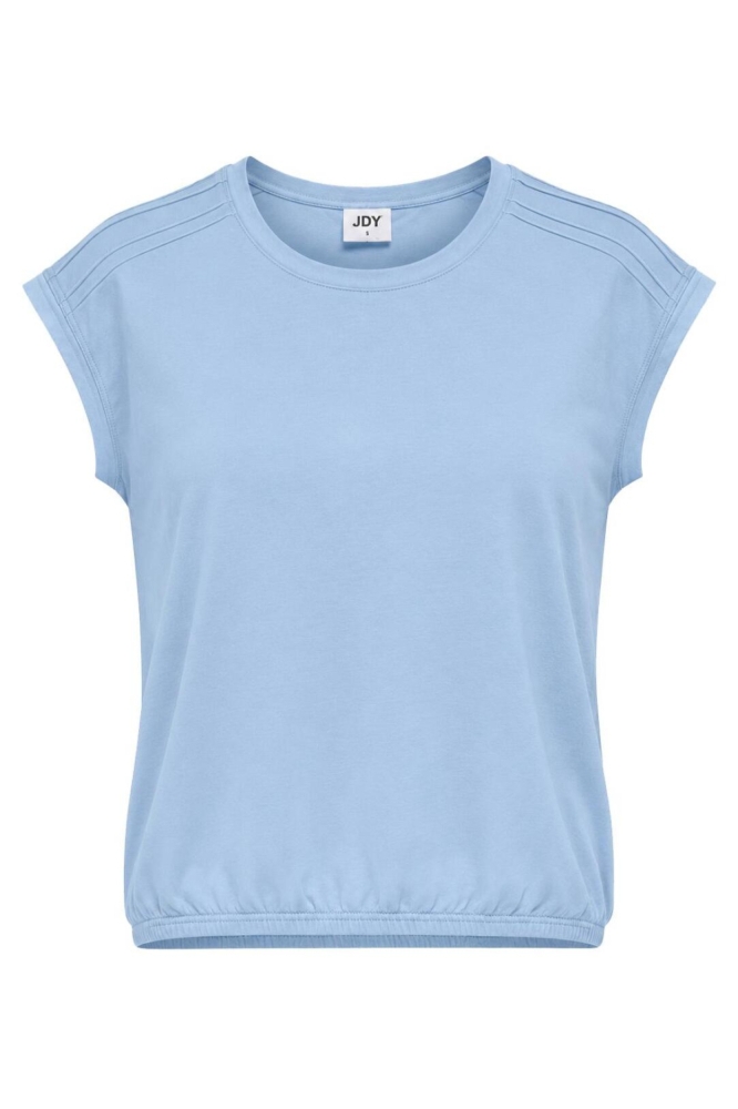 Jacqueline de Yong blauwe dames t-shirt | Vooraanzicht