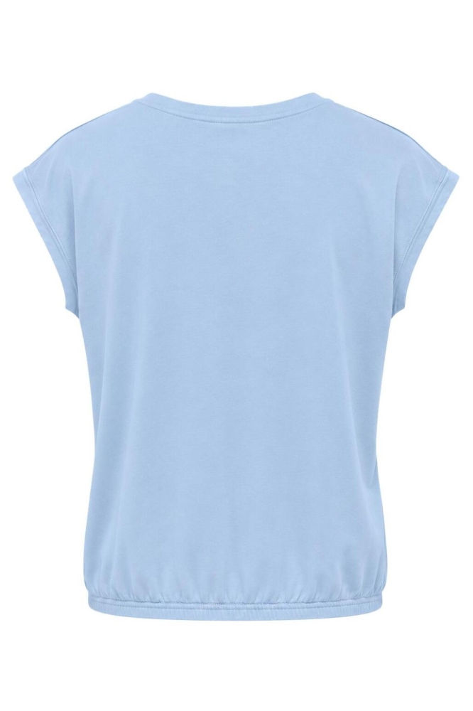 Jacqueline de Yong blauwe dames t-shirt | Achteraanzicht