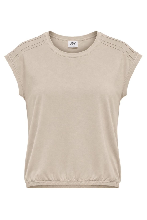 Jacqueline de Yong zand dames t-shirt | Vooraanzicht