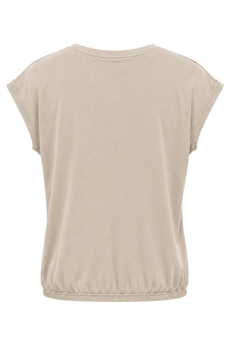 Jacqueline de Yong zand dames t-shirt | Achteraanzicht