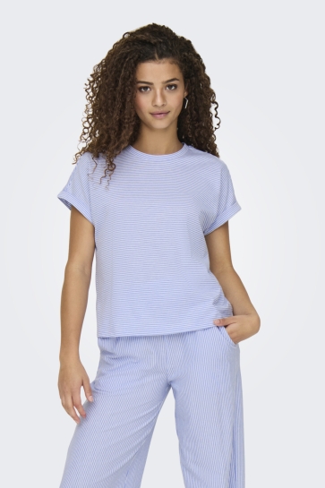 Jacqueline de Yong jdynelli s/s top jrs Blauw