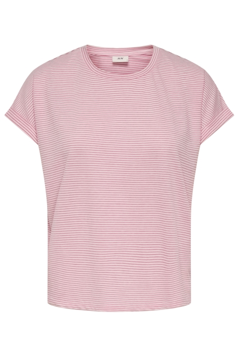 Jacqueline de Yong roze dames t-shirt | Vooraanzicht