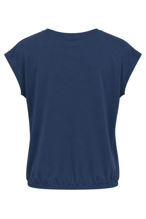Jacqueline de Yong blauwe dames t-shirt | Achteraanzicht