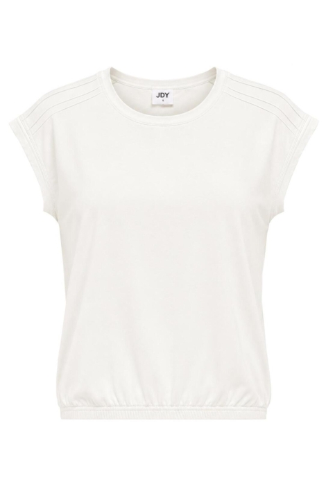 Jacqueline de Yong witte dames t-shirt | Vooraanzicht