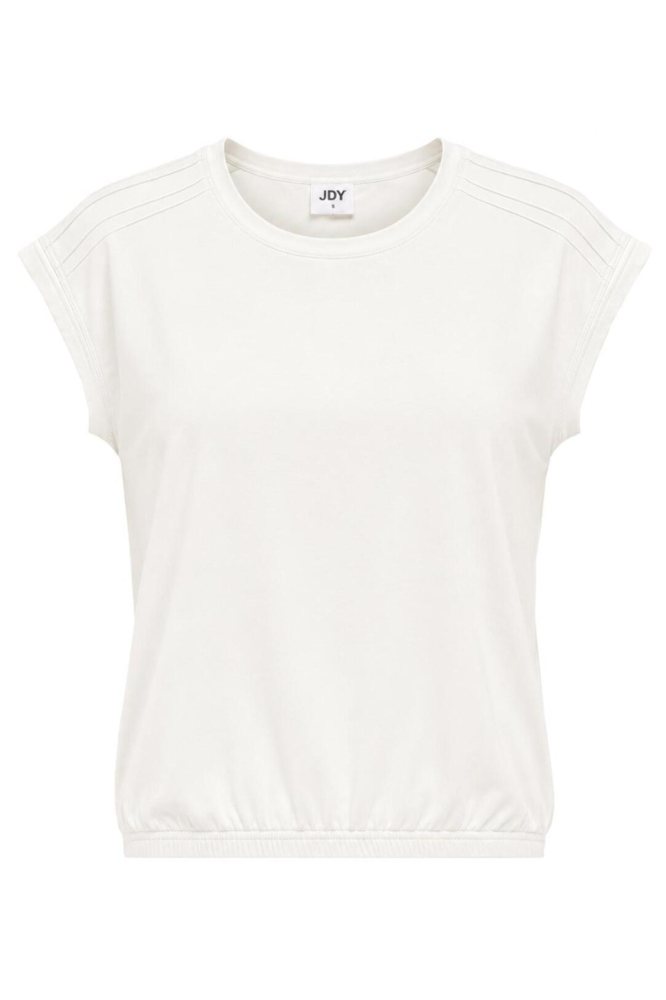 Jacqueline de Yong witte dames t-shirt | Vooraanzicht