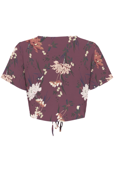 Only roze dames t-shirt | Achteraanzicht