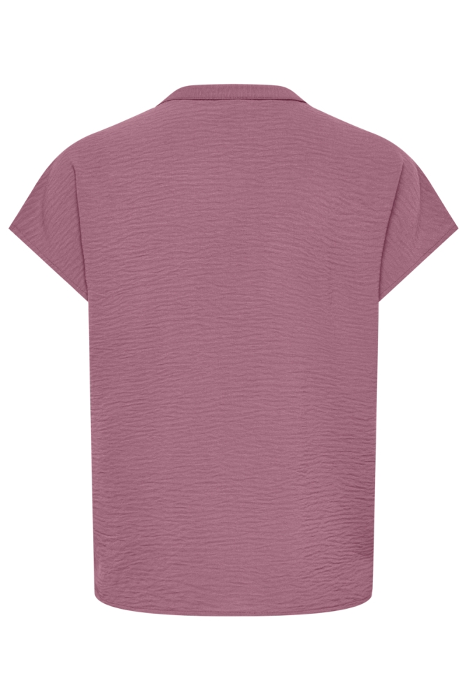 Jacqueline de Yong roze dames t-shirt | Achteraanzicht