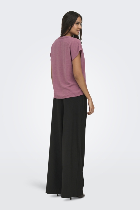 Jacqueline de Yong roze dames t-shirt | Model