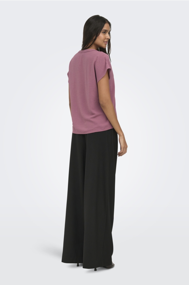Jacqueline de Yong roze dames t-shirt | Model