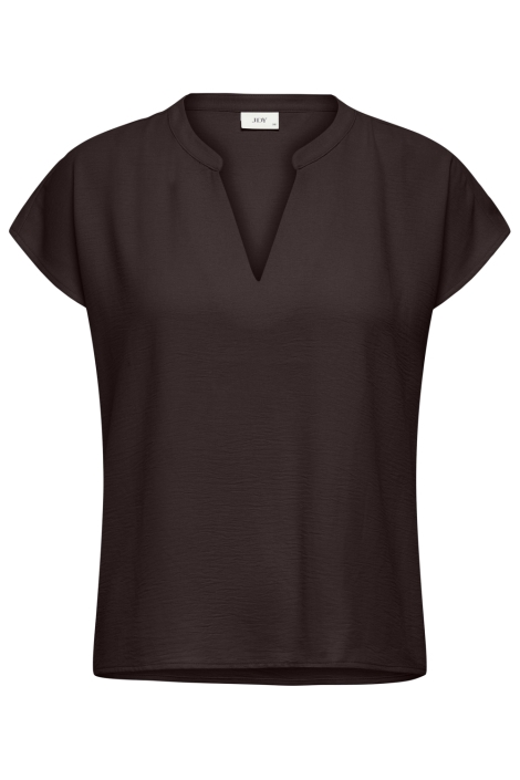 Jacqueline de Yong bruine dames t-shirt | Vooraanzicht