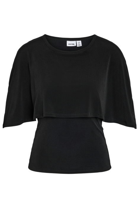 Noisy may zwarte dames t-shirt | Vooraanzicht