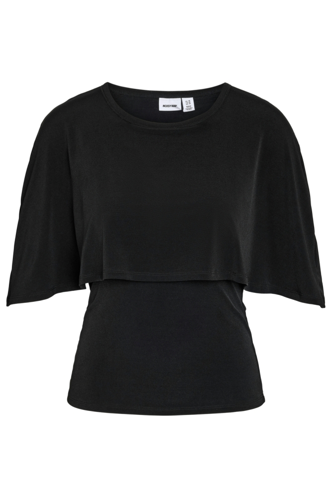 Noisy may zwarte dames t-shirt | Vooraanzicht