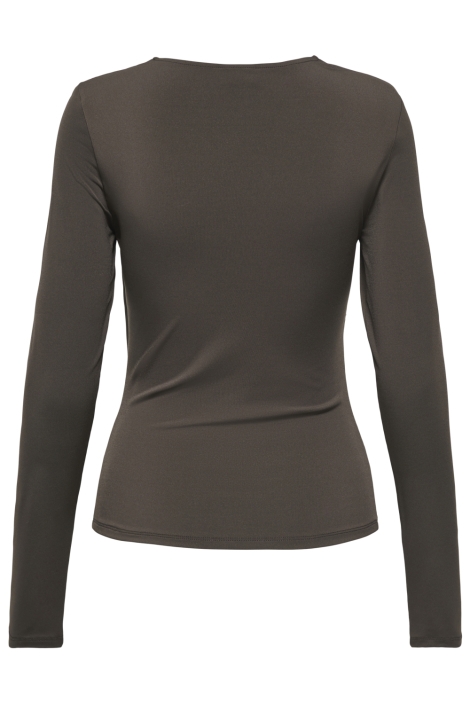 Jacqueline de Yong bruine dames top | Achteraanzicht