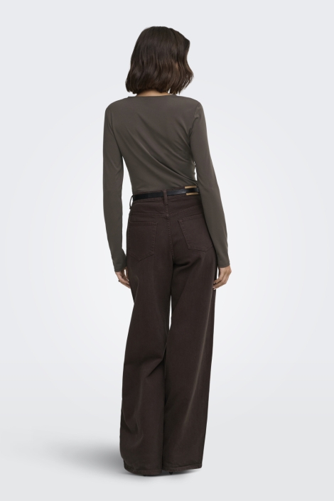 Jacqueline de Yong bruine dames top | Model