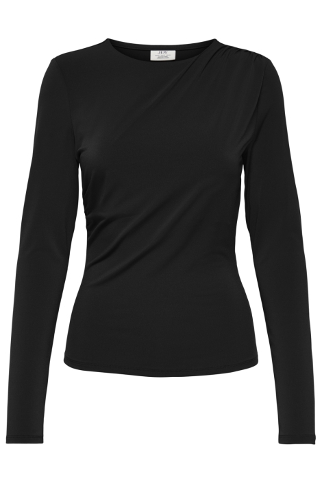 Jacqueline de Yong zwarte dames t-shirt | Vooraanzicht