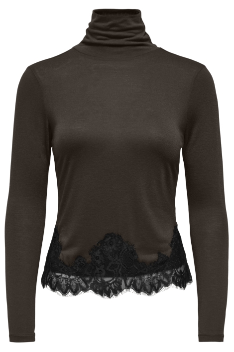 Jacqueline de Yong groene dames t-shirt | Vooraanzicht