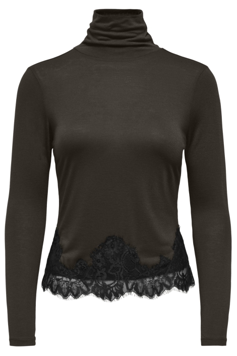 Jacqueline de Yong bruine dames top | Vooraanzicht