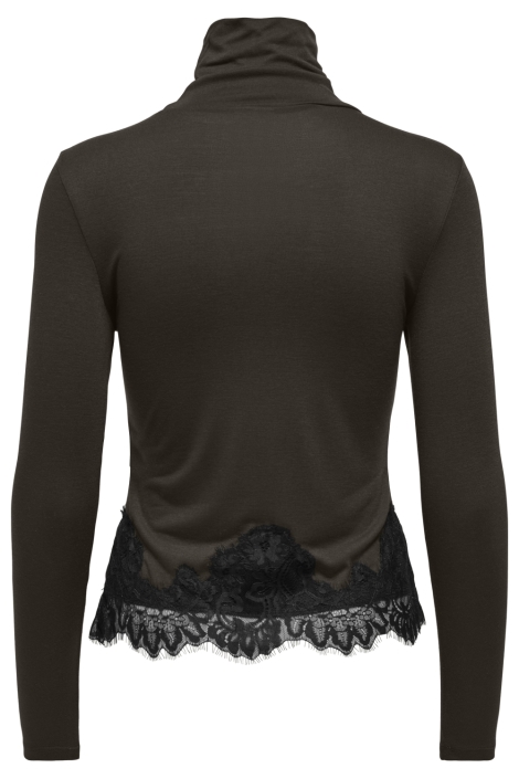 Jacqueline de Yong bruine dames top | Achteraanzicht