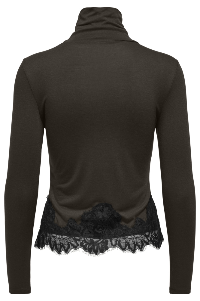 Jacqueline de Yong bruine dames top | Achteraanzicht