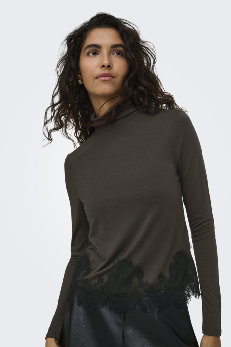 Jacqueline de Yong bruine dames top | Model