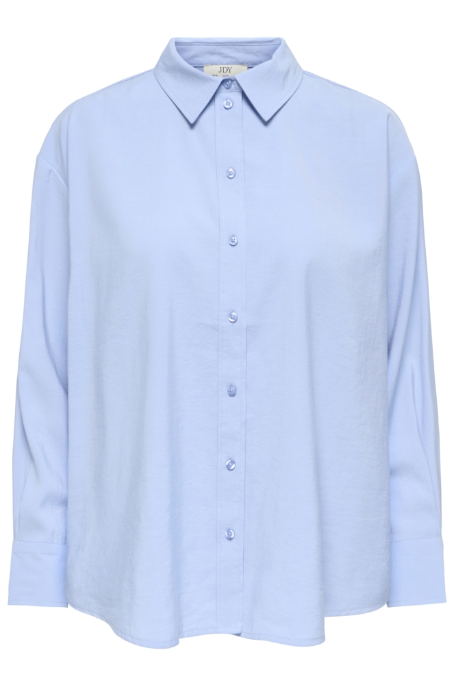 Jacqueline de Yong blauwe dames blouse | Vooraanzicht