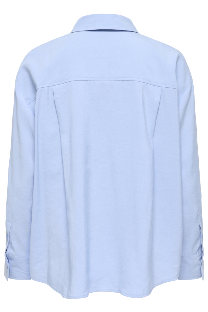 Jacqueline de Yong blauwe dames blouse | Achteraanzicht