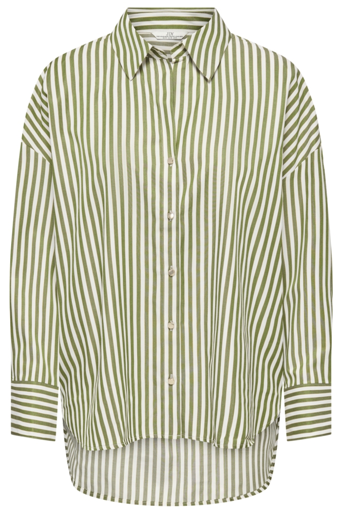 Jacqueline de Yong ecru dames blouse | Vooraanzicht
