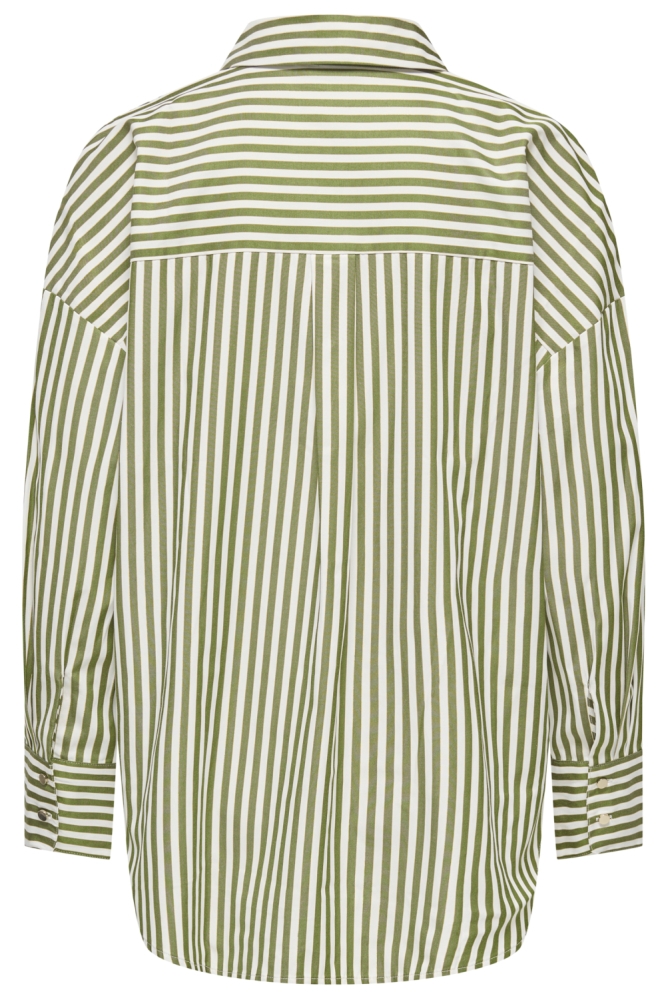Jacqueline de Yong ecru dames blouse | Achteraanzicht