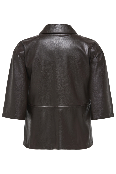 Jacqueline de Yong bruine dames blouse | Achteraanzicht