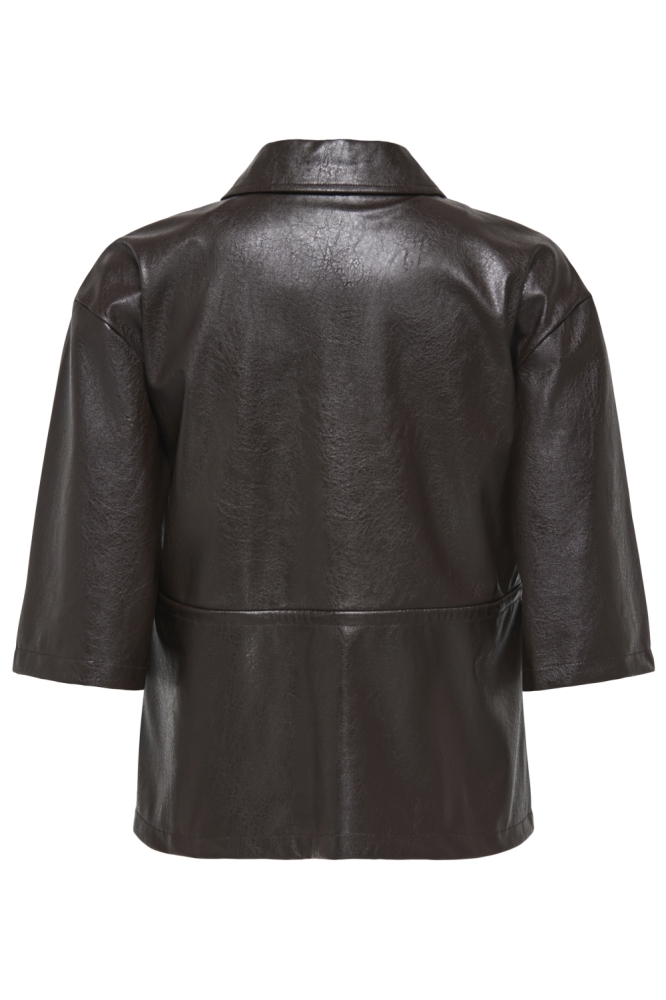 Jacqueline de Yong bruine dames blouse | Achteraanzicht