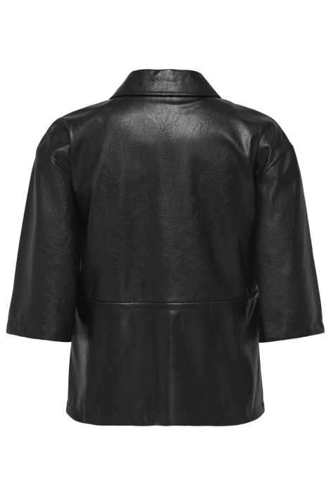 Jacqueline de Yong zwarte dames blouse | Achteraanzicht
