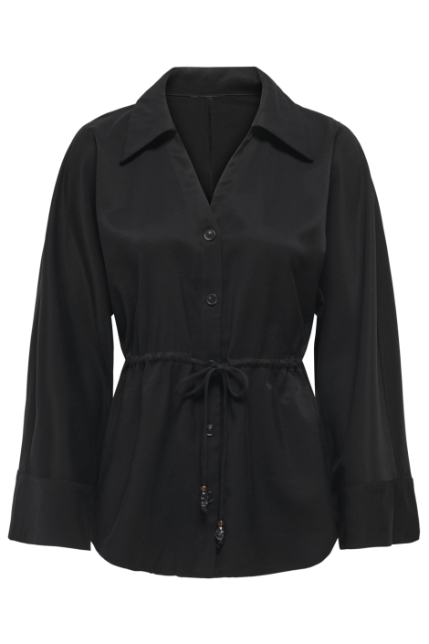 Jacqueline de Yong zwarte dames blouse | Vooraanzicht