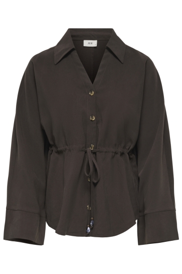 Jacqueline de Yong jdymilena l/s shirt wvn exp Bruin