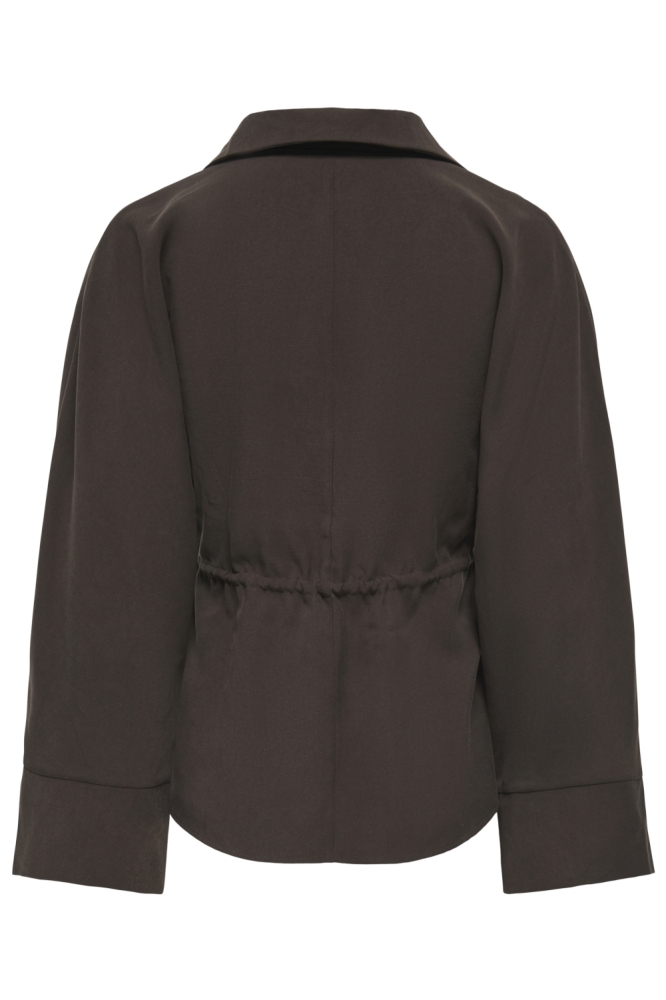 Jacqueline de Yong bruine dames blouse | Achteraanzicht