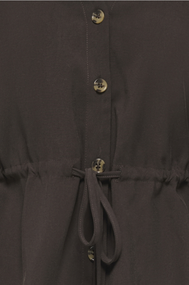 Jacqueline de Yong bruine dames blouse | Close up