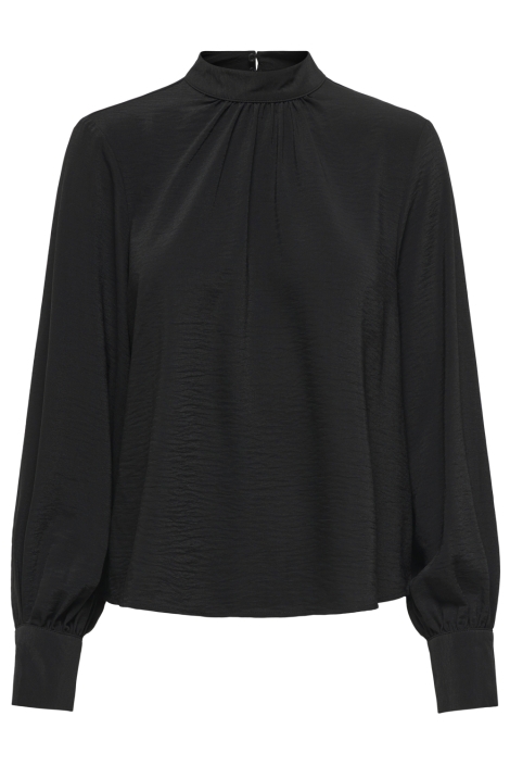 Jacqueline de Yong zwarte dames blouse | Vooraanzicht