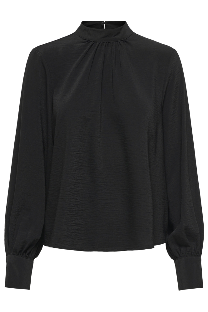 Jacqueline de Yong zwarte dames blouse | Vooraanzicht