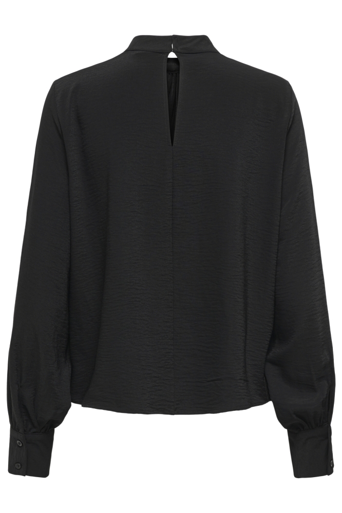 Jacqueline de Yong zwarte dames blouse | Achteraanzicht