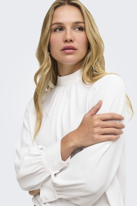 Jacqueline de Yong witte dames t-shirt | Model