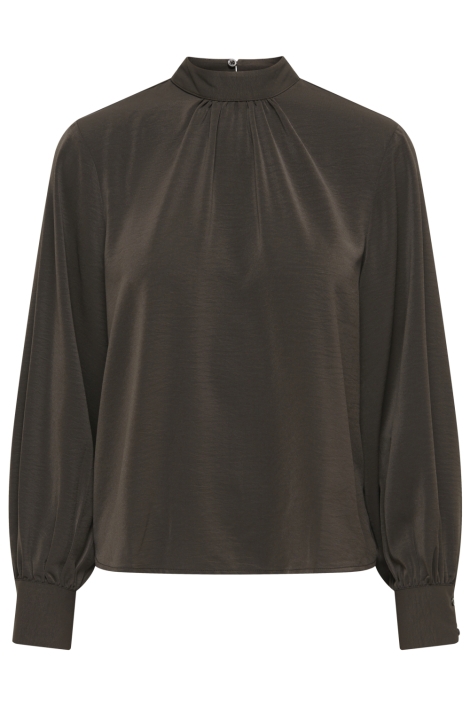Jacqueline de Yong bruine dames blouse | Vooraanzicht