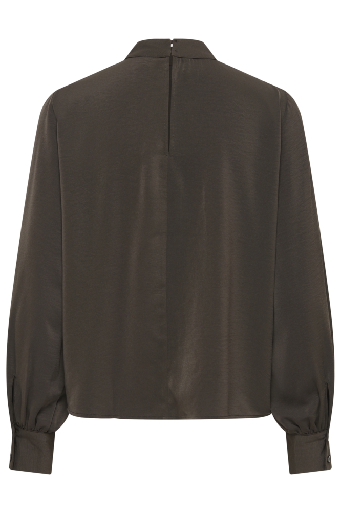 Jacqueline de Yong bruine dames blouse | Achteraanzicht