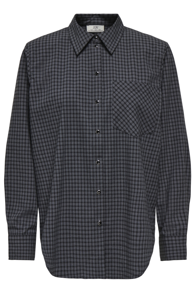 Jacqueline de Yong grijze dames blouse | Vooraanzicht