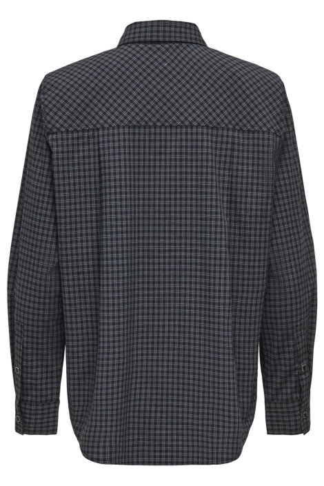 Jacqueline de Yong grijze dames blouse | Achteraanzicht