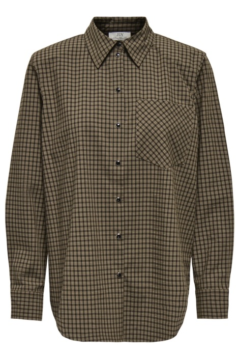 Jacqueline de Yong bruine dames blouse | Vooraanzicht