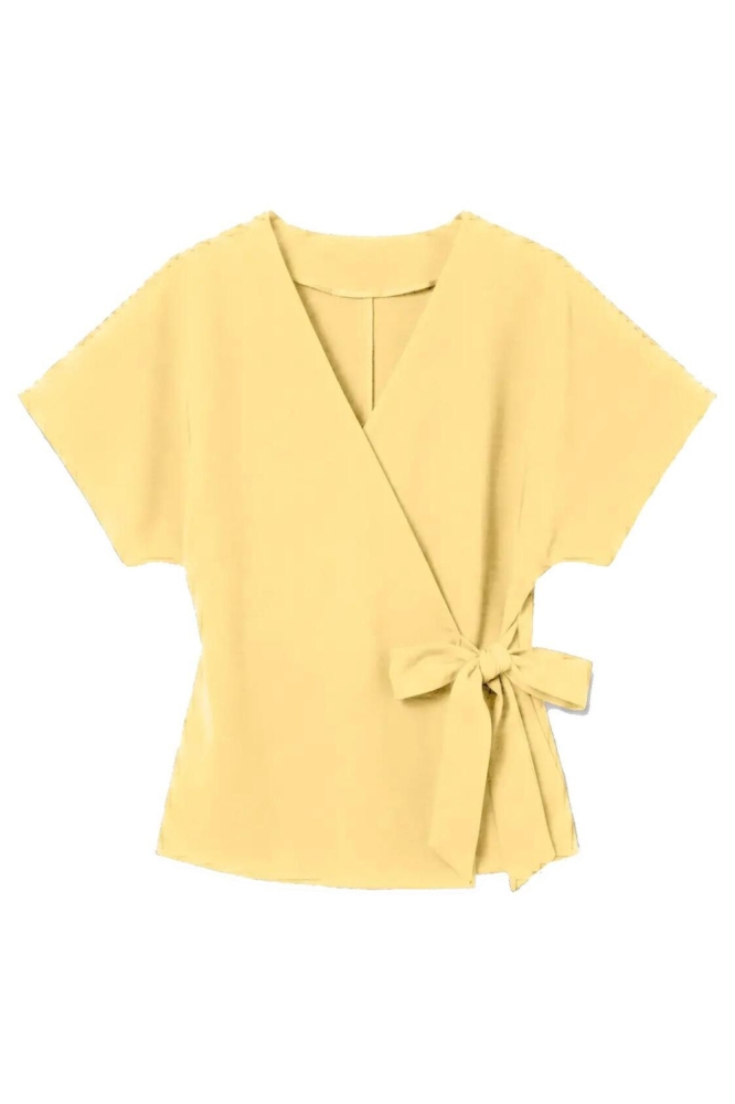 Vero Moda gele dames top | Vooraanzicht